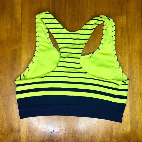C9 Champion Green Dark Blur Sports Bra Size Medium - Picture 2 of 5